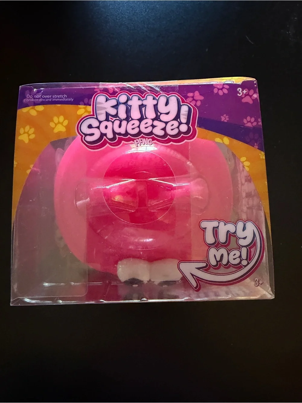 New Jumbo Kitty Cat Squeeze Pink Squishy Toy PPNC Sensory Fidget 3+ XL 5
